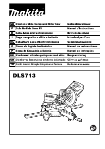 Manual Makita DLS713 Circular Saw