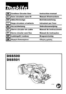 Mode d’emploi Makita DSS500 Scie circulaire