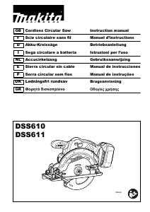 Εγχειρίδιο Makita DSS610 Κυκλικό πριόνι