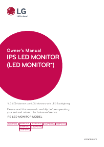 Handleiding LG 23MP47HQ LED monitor