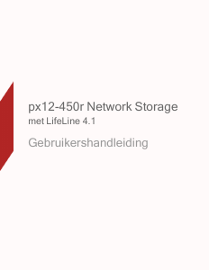 Handleiding Lenovo px12-450r NAS