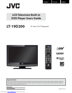 Manual JVC LT-19D200 LCD Television