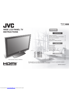 Manual JVC LT-26EX18 LCD Television