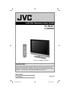 Manual JVC LT-26WX84 LCD Television