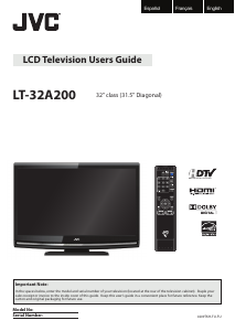 Manual JVC LT-32A200 LCD Television