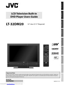 Manual JVC LT-32DM20 LCD Television