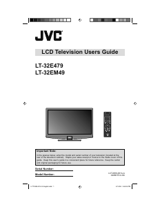 Manual JVC LT-32E479 LCD Television