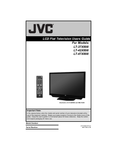 Manual JVC LT-37X898 LCD Television
