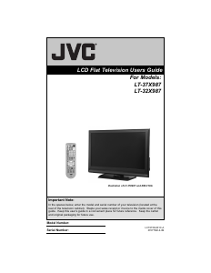 Manual JVC LT-37X987 LCD Television