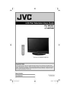 Handleiding JVC LT-40FH96 LCD televisie