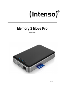 Руководство Intenso 2.5 Memory 2 Move Pro Жесткий диск