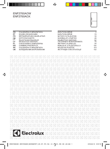 Manuál Electrolux ENF2700AOW Lednice s mrazákem