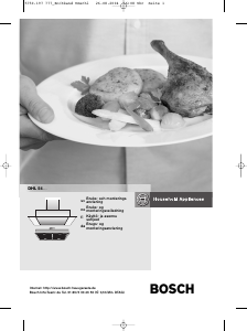 Bruksanvisning Bosch DHL555BSD Köksfläkt