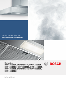 Kullanım kılavuzu Bosch DWP64CC50T Davlumbaz