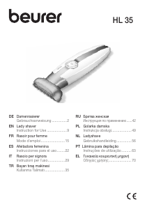 Manuale Beurer HL 35 Rasoio elettrico