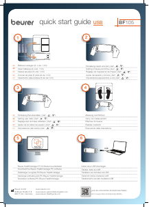 Bedienungsanleitung Beurer BF 105 Waage