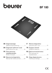 Manual de uso Beurer BF 180 Báscula