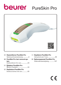 Manual de uso Beurer IPL PureSkinPro Sistema IPL