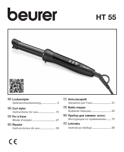 Manuale Beurer HT 55 Modellatore per capelli