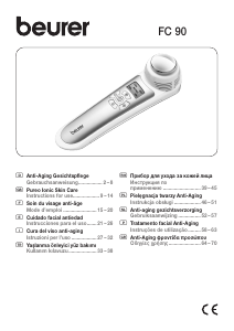 Handleiding Beurer FC 90 Pureo Ionic Skin Care Gezichtsreinigingsborstel