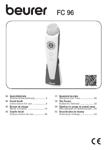 Manual de uso Beurer FC 96 Pureo Intense Cleansing Cepillo de limpieza facial
