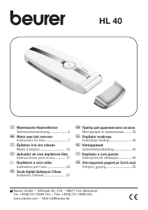 Bedienungsanleitung Beurer HL 40 Epilierer