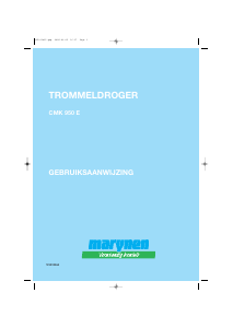 Handleiding Marijnen CMK 950 E Wasdroger