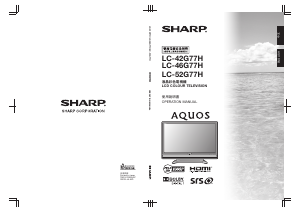 说明书 夏普AQUOS LC-42G77H液晶电视