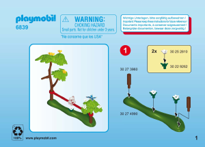 Manual de uso Playmobil set 6839 Easter Eggs Equilibrista