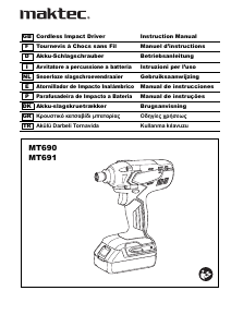Manual de uso Maktec MT691 Llave de impacto