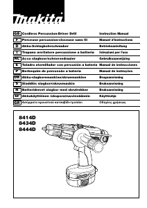 Brugsanvisning Makita 8434D Slagboremaskine