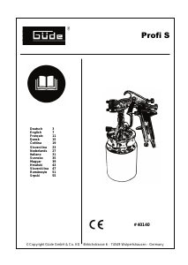 Manuale Güde Profi S Sistema di verniciatura