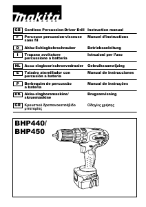 Manual Makita BHP440 Berbequim de percussão