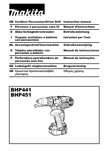 Brugsanvisning Makita BHP441 Slagboremaskine