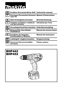 Handleiding Makita BHP442 Klopboormachine