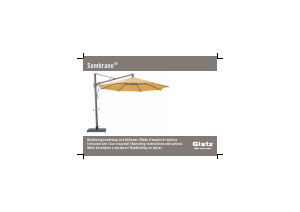 Handleiding Glatz Sombrano Parasol