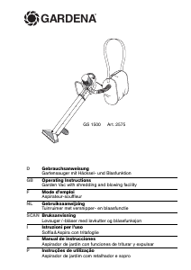 Bedienungsanleitung Gardena GS 1500 Laubblaser
