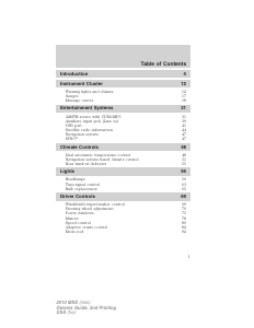 Manual Lincoln MKS (2010)