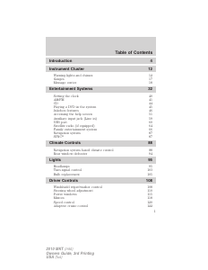 Handleiding Lincoln MKT (2010)