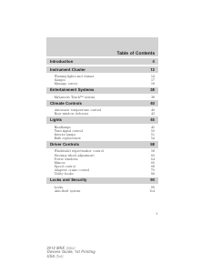 Manual Lincoln MKX (2012)