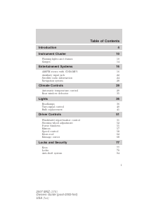 Handleiding Lincoln MKZ (2007)