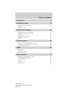 Manual Lincoln MKZ (2010)