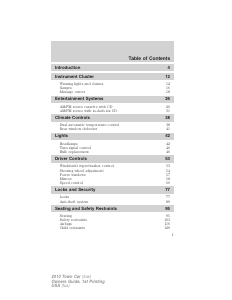 Manual Lincoln Town Car (2010)