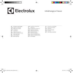 Manual de uso Electrolux EENL52TG Aspirador