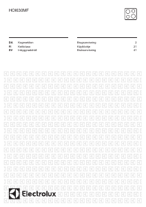 Brugsanvisning Electrolux HOI630MF Kogesektion
