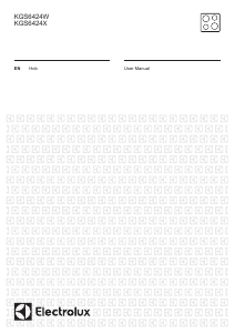 Handleiding Electrolux KGS6424X Kookplaat