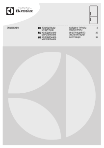 Посібник Electrolux ENN92801BW Холодильник із морозильною камерою