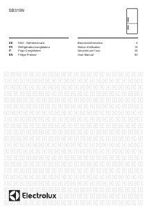 Mode d’emploi Electrolux SB315N Réfrigérateur combiné