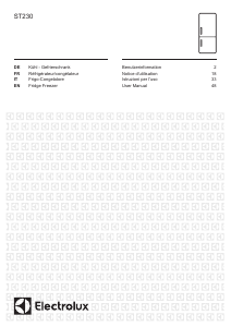 Mode d’emploi Electrolux ST230 Réfrigérateur combiné