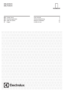 Manuale Electrolux DBL7035CN Cappa da cucina